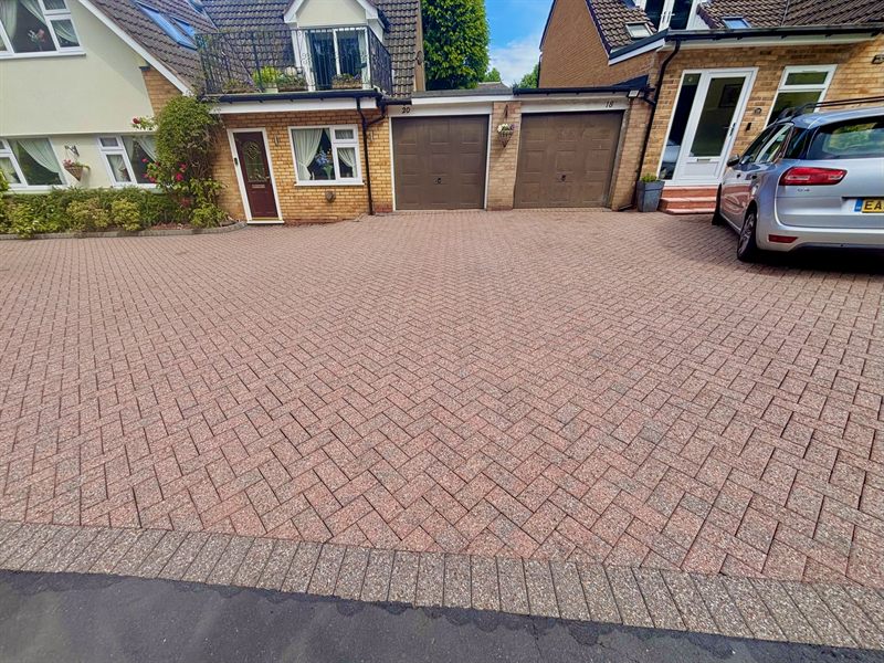 Patio after jetwashing