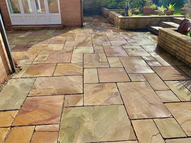 Patio cleaning